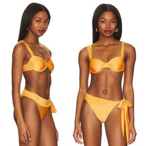 Tularosa Famke Top in Orange Sorbet